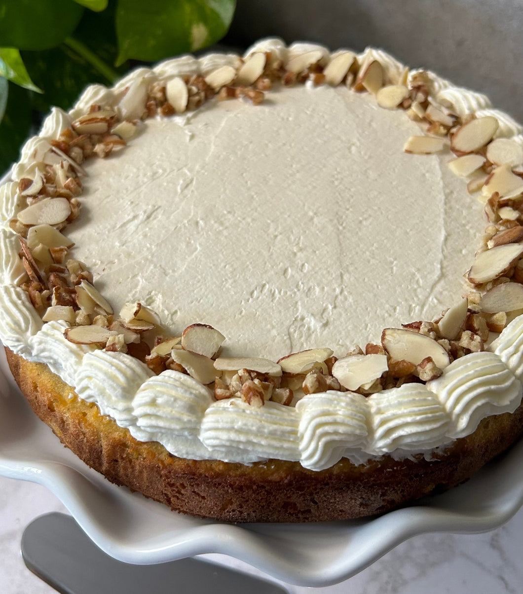 Pastel zanahoria Keto (mediano)