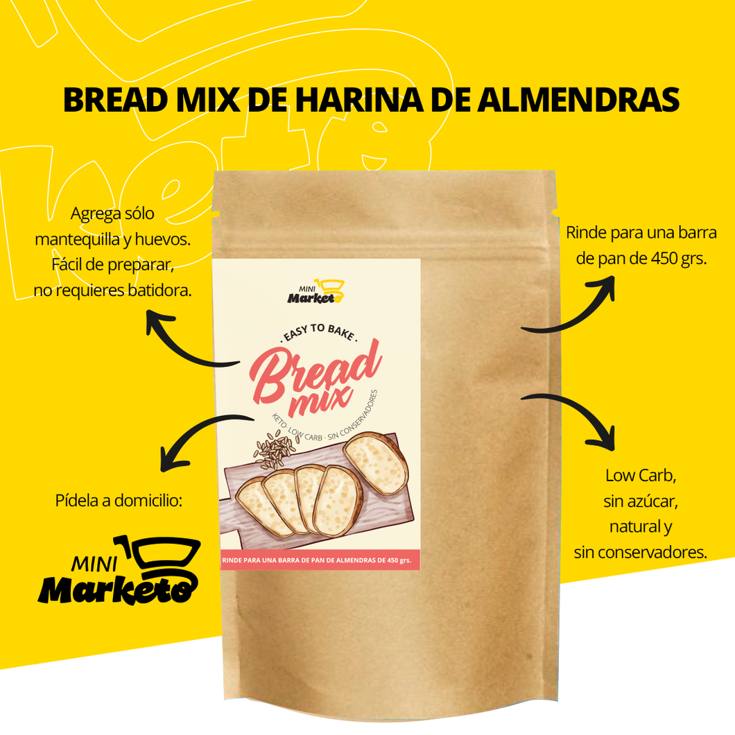 Bread Mix de Harina de Almendras Keto