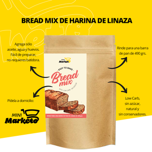 Bread Mix de Harina de Linaza Keto