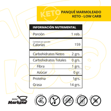 Cargar imagen en el visor de la galería, Panqué Marmoleado Keto