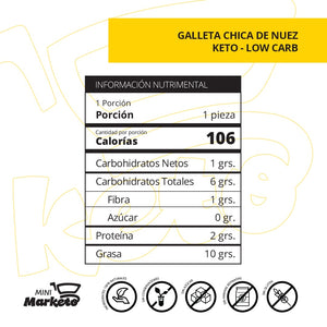 Galletas de Nuez Keto