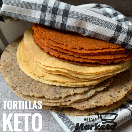 Tortillas Keto para enchiladas